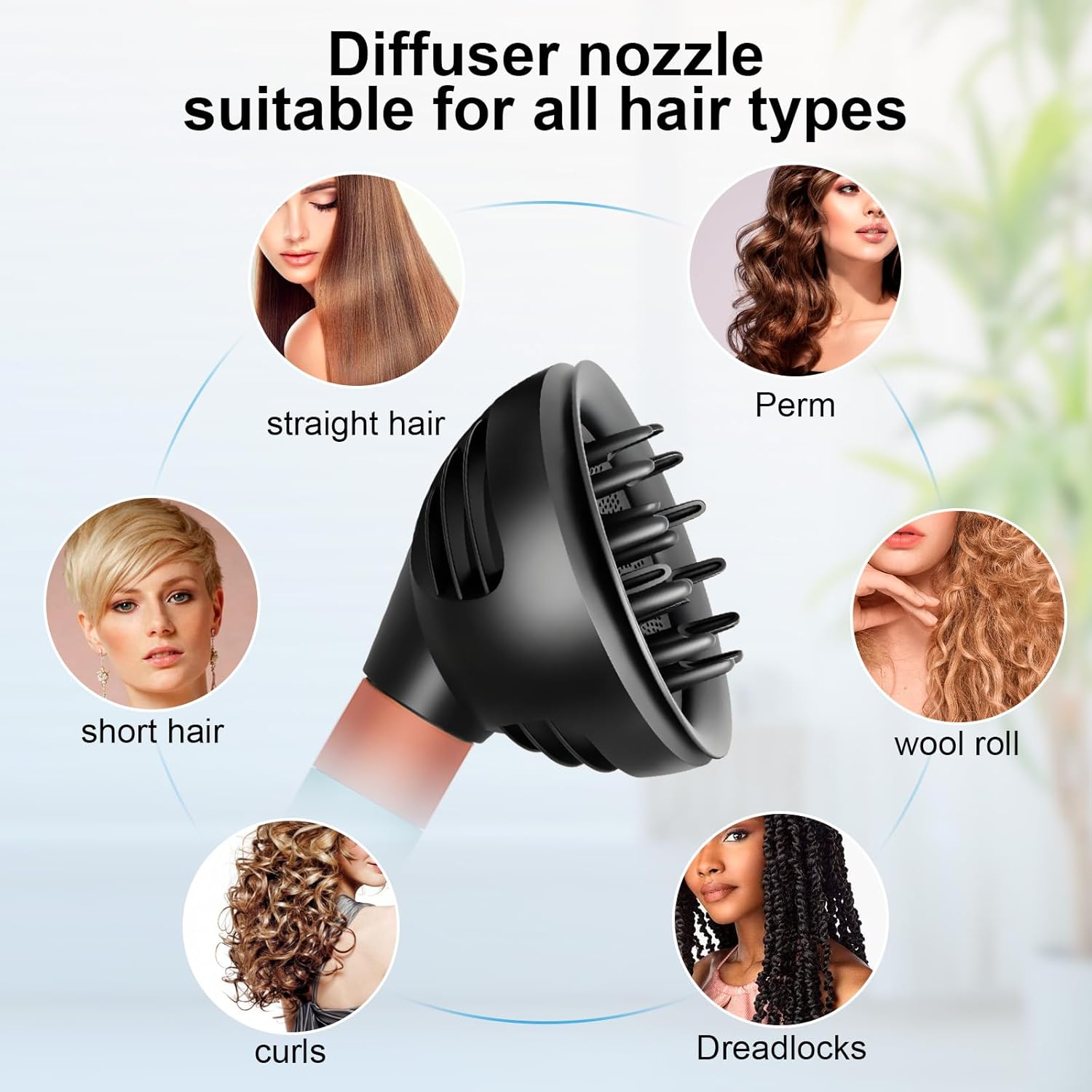 Diffuseur Wave+Curl pour Dyson Airwrap HS01 HS05 HS08 Accessoire ...