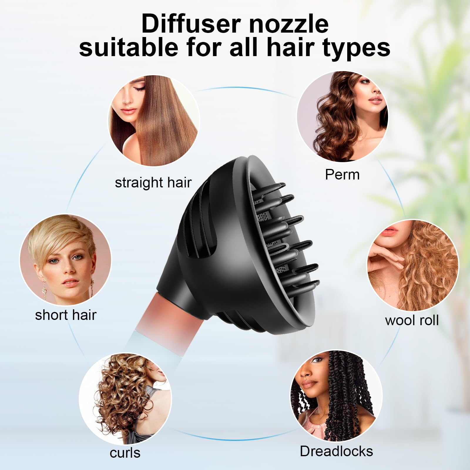 Diffusore Wave+Curl per Dyson Airwrap HS01 HS05 HS08, Diffusore capelli ricci per Dyson Airwrap accessori, Conversione per Dyson Airwrap Styler in Asciugacapelli