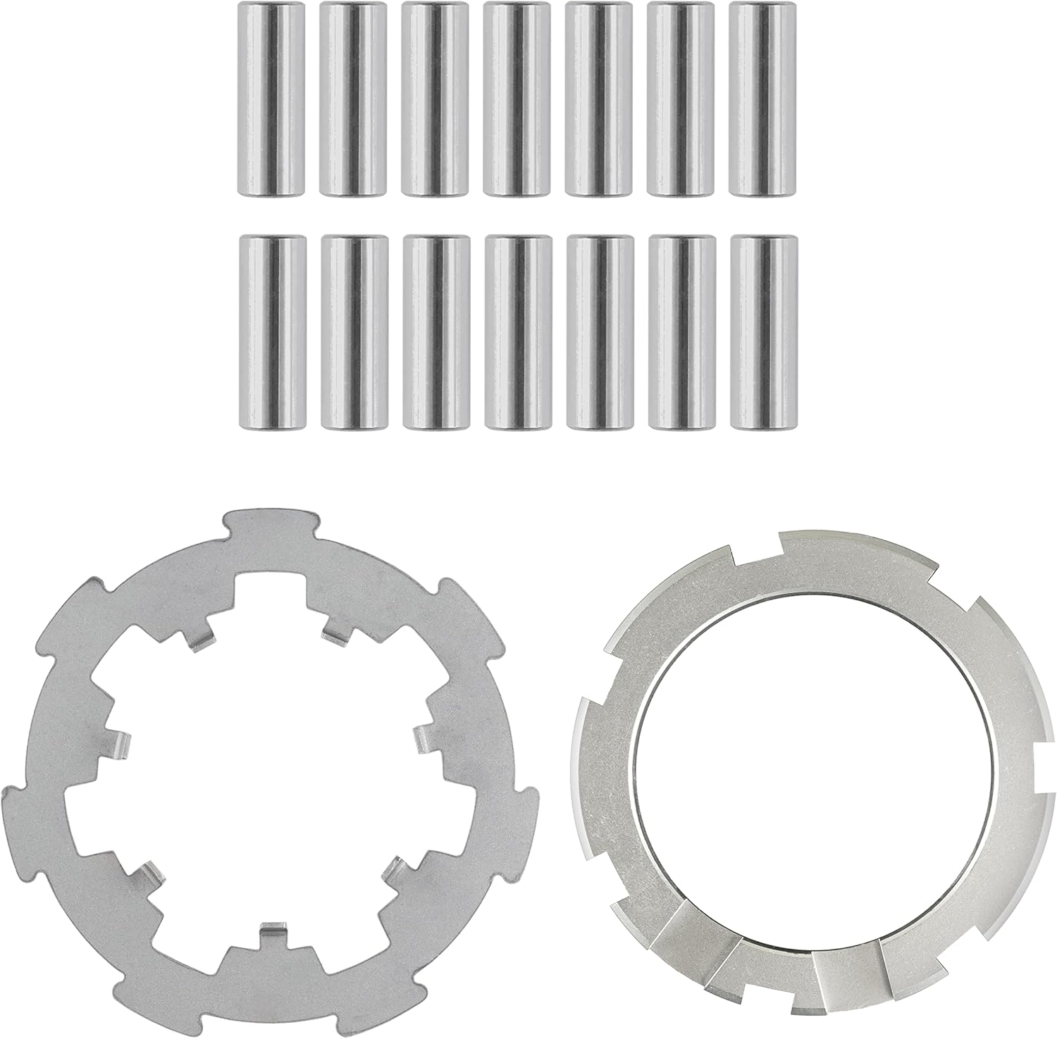 Caltric Front Differential Roll Cage Armature Plate with Rolls Compatible with Polaris Sportsman 700 2002 2003 2004 2005 2006