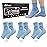 KOLEVAPE 3 Pairs Neuropathy Socks for Women & Men,Nano Comprex Ankle Sleeves Protection Elastic Socks,Soothe Socks for Neuropathy Pain,Anti Fatigue Compression Foot Sleeve Brace Socks