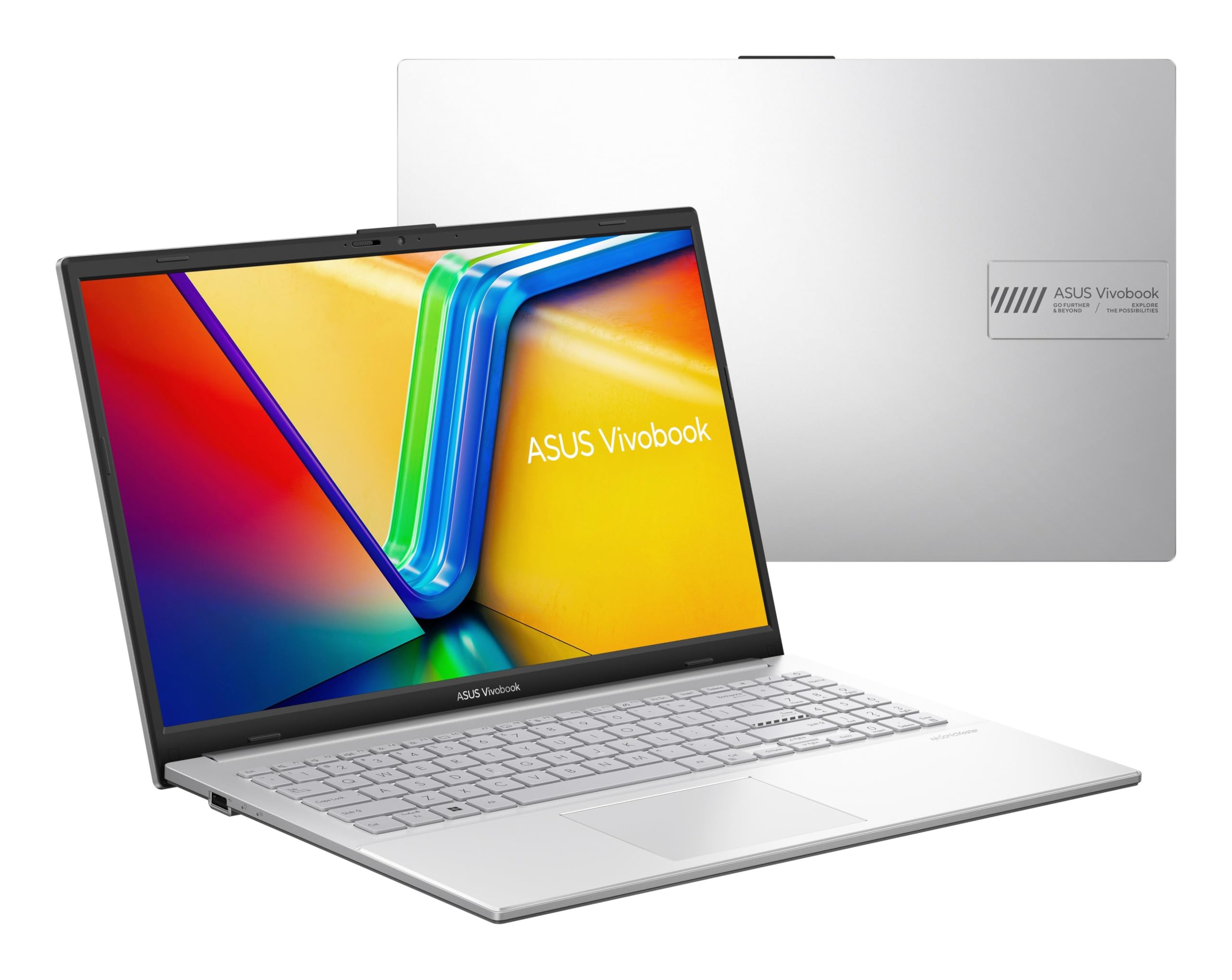 ASUS Vivobook Go 15 E1504FA - Ordenador Portátil 15.6inch Full HD (Windows 11 home, AMD Ryzen 5 7520U, 16GB RAM, 512GB SSD, Radeon 610M) Plata fría - teclado QWERTY Español