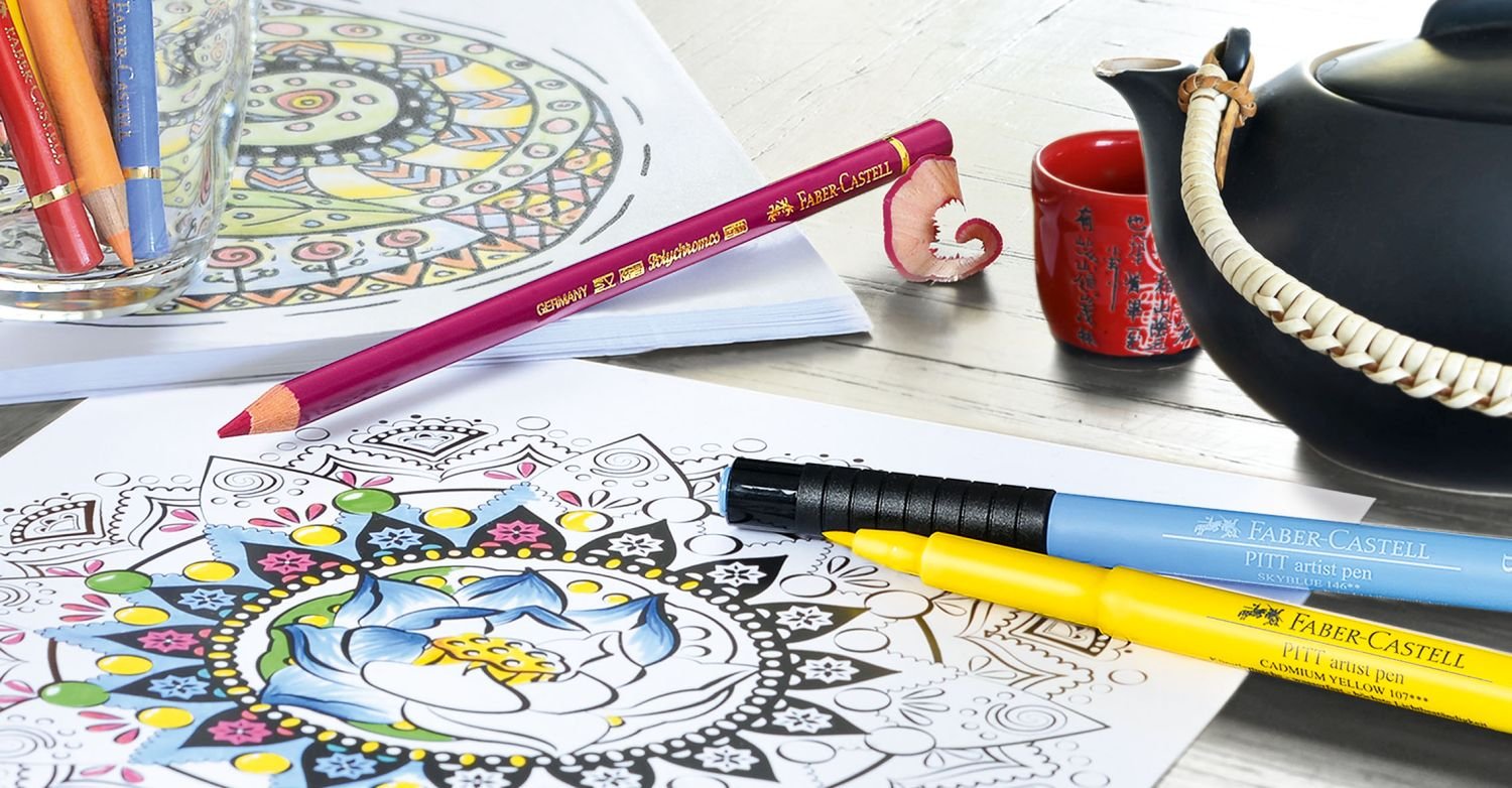 Faber-Castell Polychromos boya kalemi, renk numarası 134, karmoisin