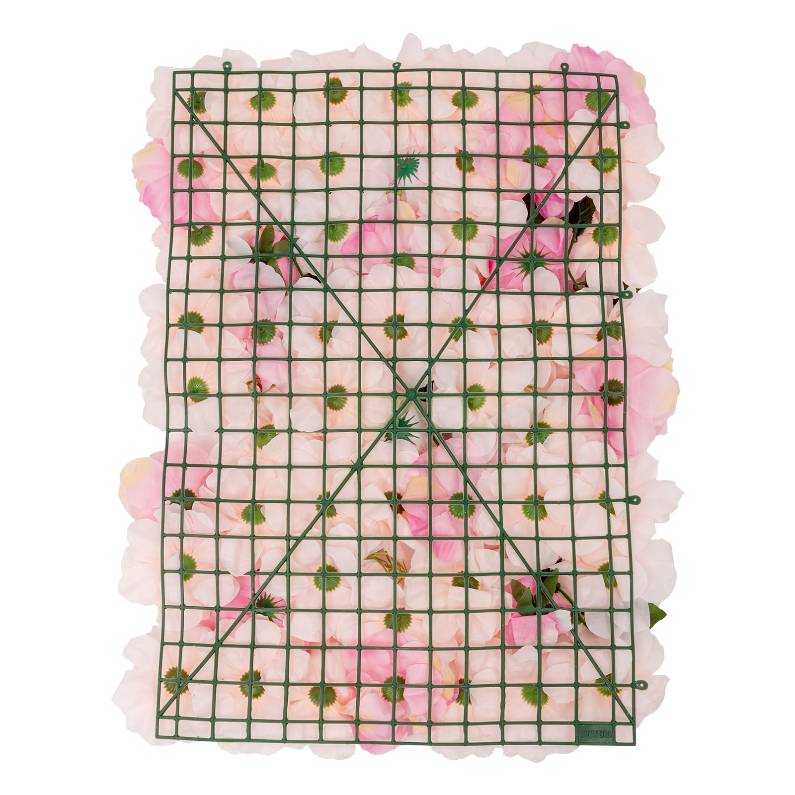 Pannello da parete con fiori, artificiali, rosa, dalia piante acquatiche, parete floreale per matrimonio, decorazione, sfondo per giardino, balcone, terrazza, eventi, decorazione fai da te