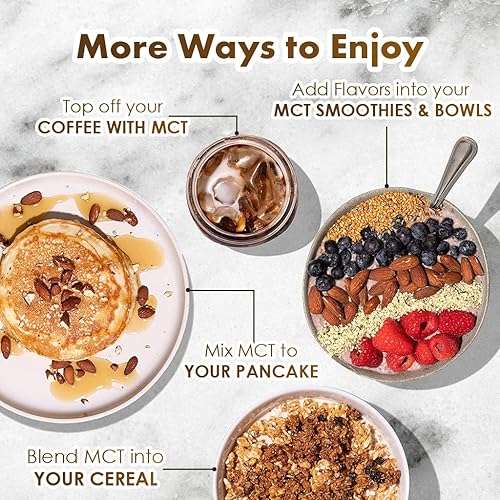 Miniatura 4 de Opportuniteas MCT - Aceite en polvo crema keto para café té bebidas y batidos apto para dieta cetogénica baja en carbohidratos aumenta la energía y