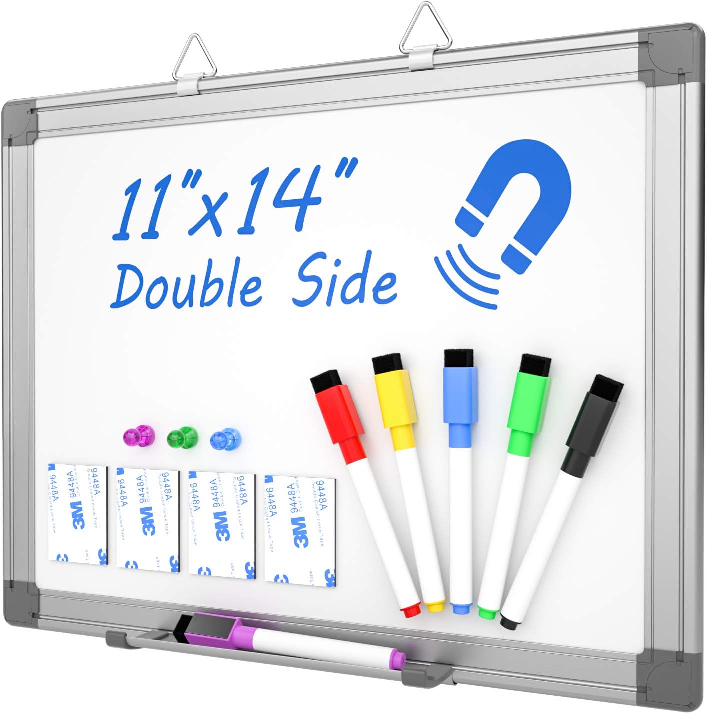 Nicpro 11"×14" Small Dry Erase Board Double Sided