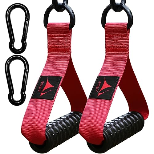 Heavy Duty Workout Handle Attachment - for Cable Machines, Pulley System & Resistance Bands - Non-Slip Comfort Exercise Grip for Gym, Home Fitness Equipment