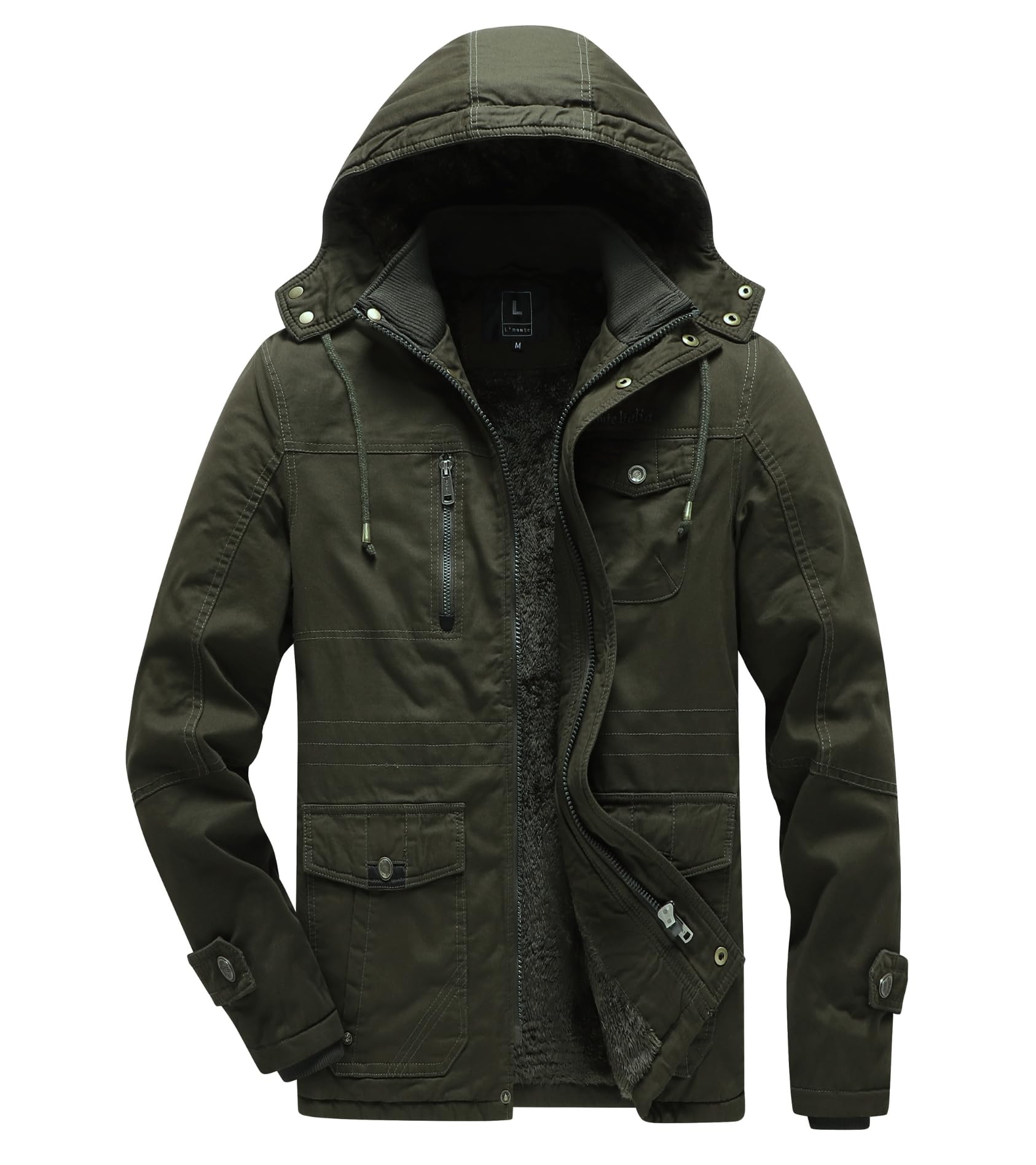 Desertcart Afs Jeep Down Jacket Lmonte Mens Winter Cotton Cargo