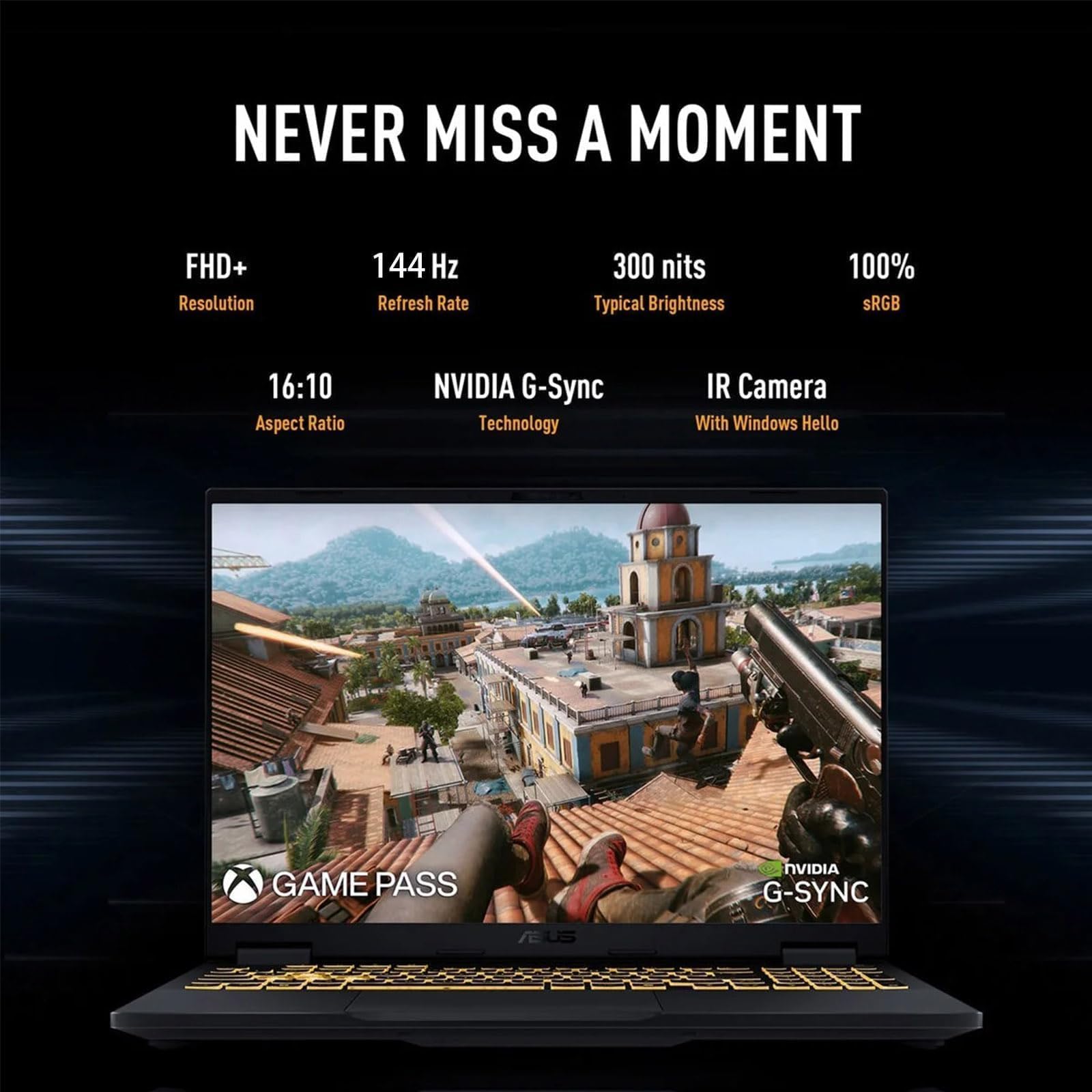 ASUS TUF A16 Gaming Laptop - Video Editing e Gaming - Dettaglio