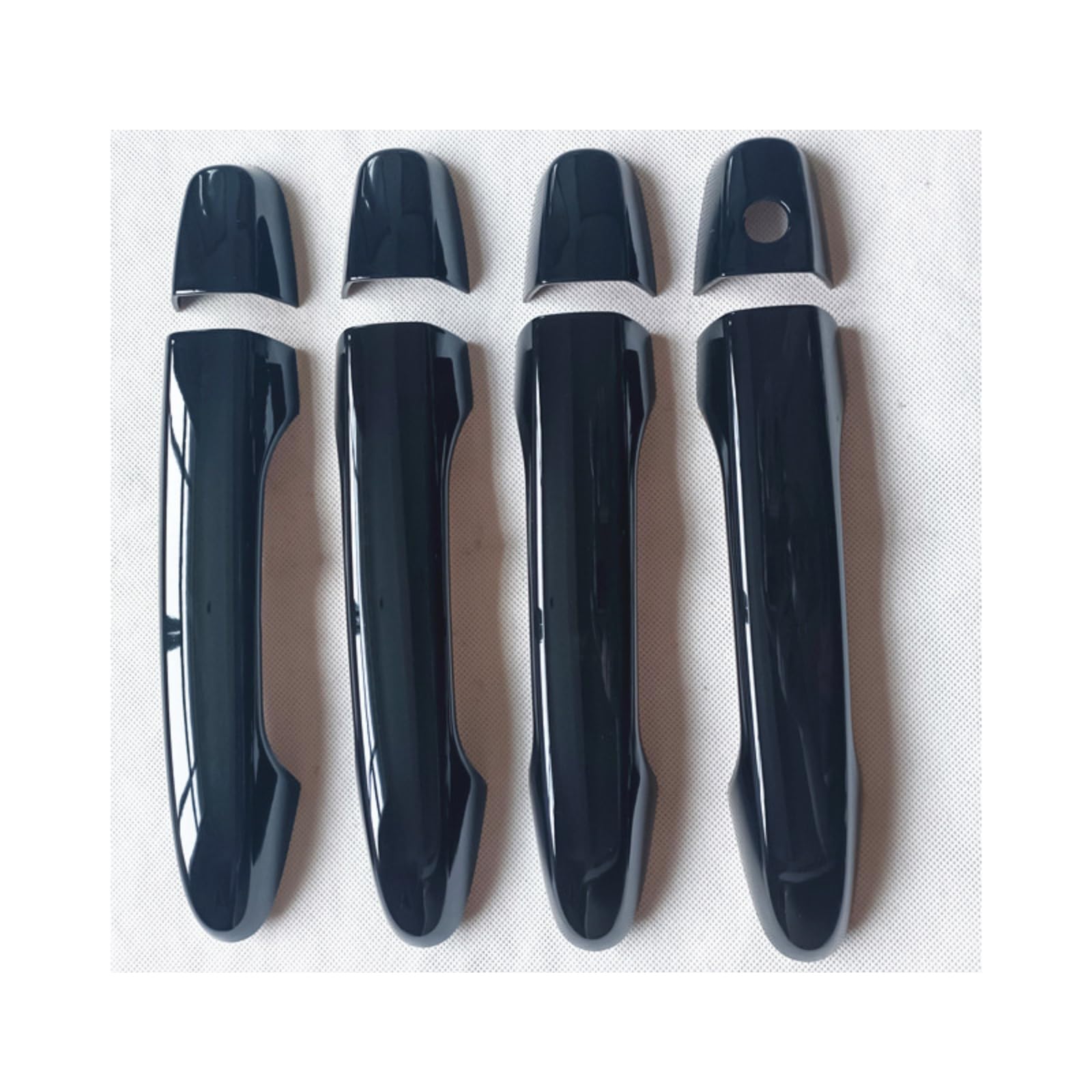 Accessoires plastique noir brillant pour couvercle poignée Honda Civic