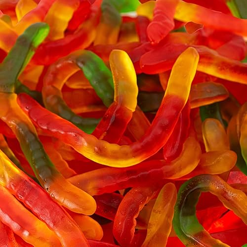Gummy Worms Candy Paquete de 11 onzas Sabores de frutas surtidos Golosinas coloridas y juguetonas