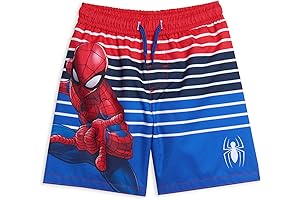 Marvel Spider-Man Avengers Spidey and His Amazing Friends UPF 50+ Swim Trunks...