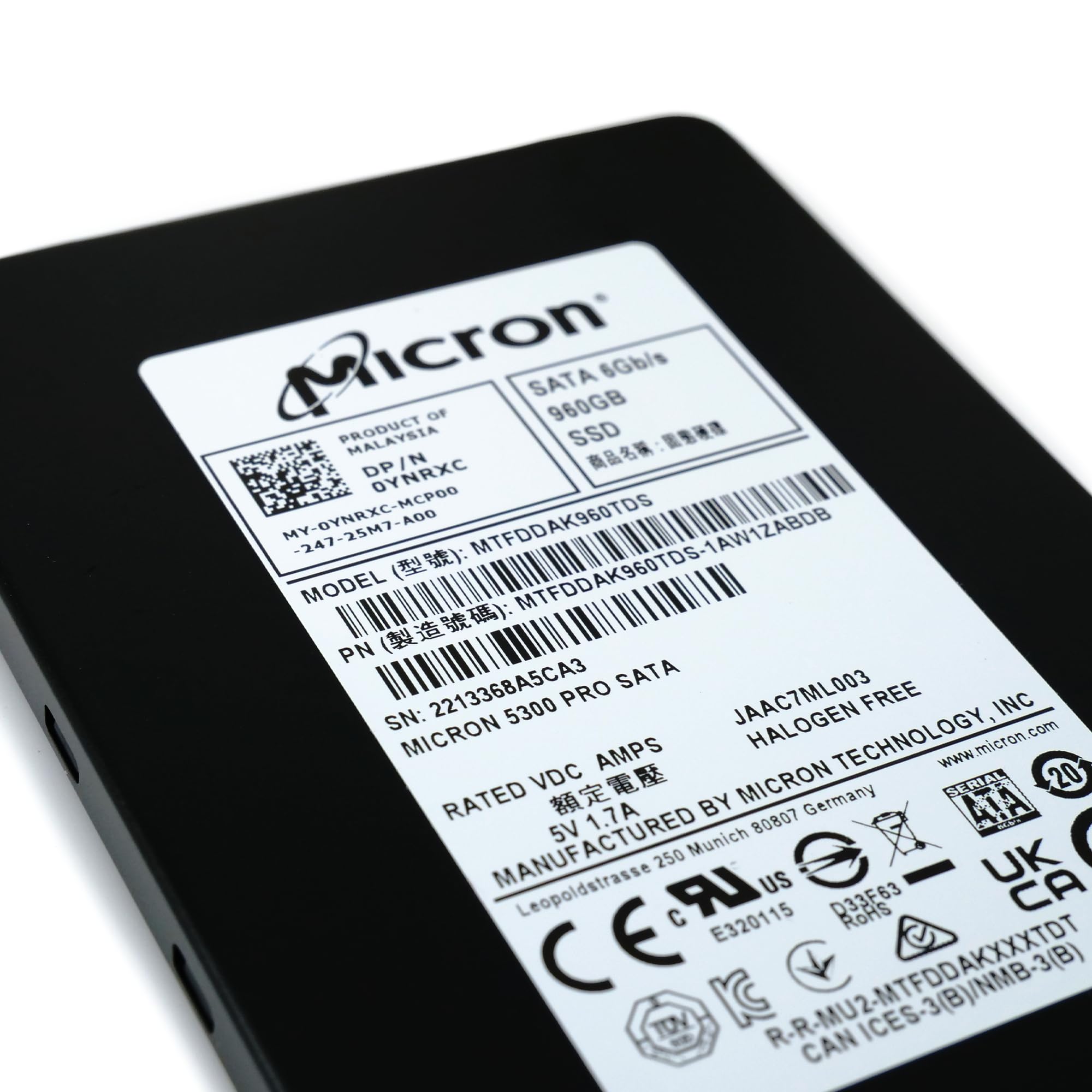 高耐久SSD 2台セット★MICRON 5300 MAX 960GB SATA 41OlvJZ6IlL.jpg