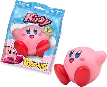 Just Toys Kirby SquishMe Squishy Blind Box Fidget Toy | 8 Kirby designs to collect. 1 random 2.5 inch slow-rise foam squishy per bag. Officially Licensed Kirby product