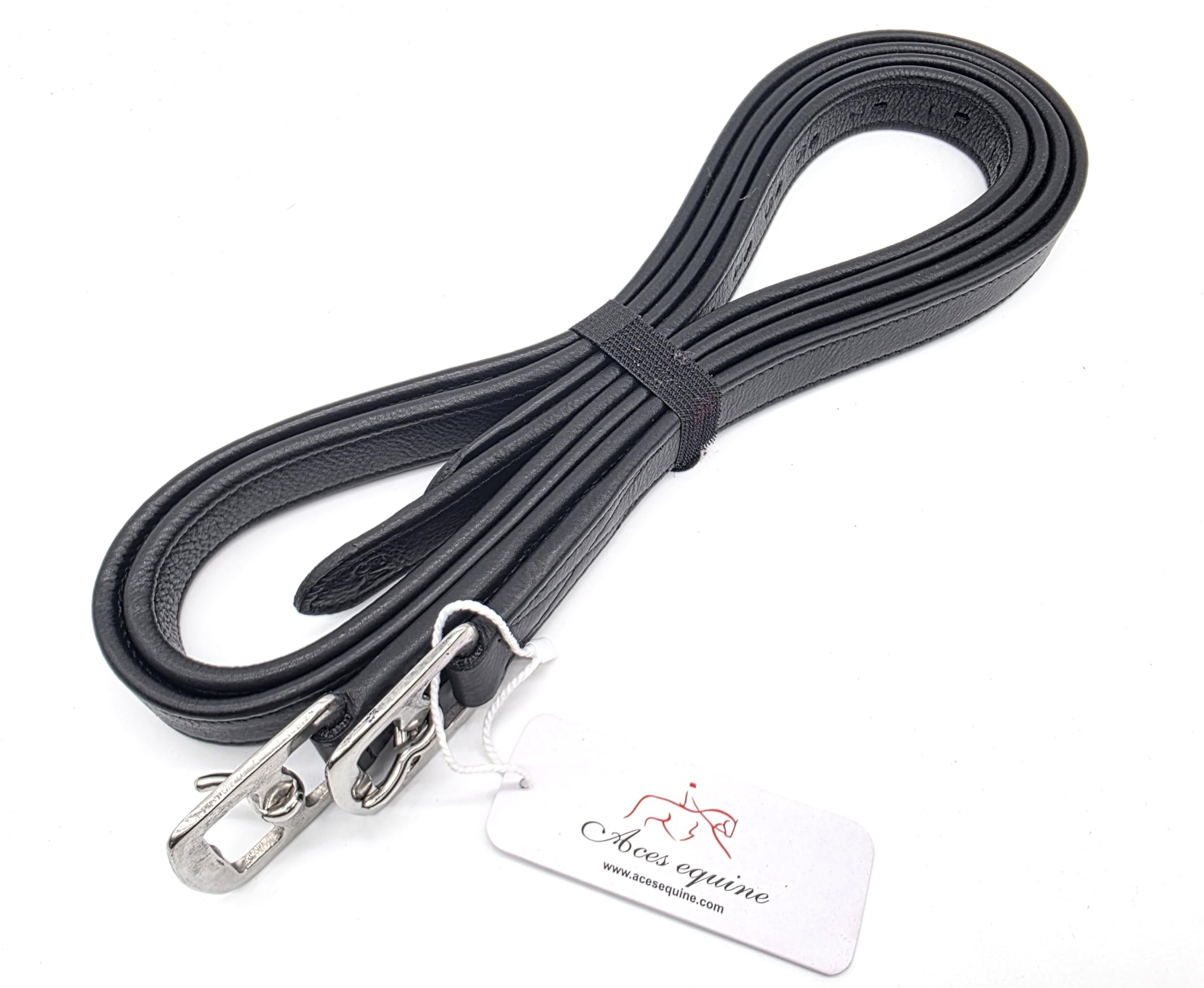 Premium Comfort Fit Black Soft Stirrup Leathers for Kids 3/4 Inch Wide Non Stretch 24 28 32 36 Inches (32")