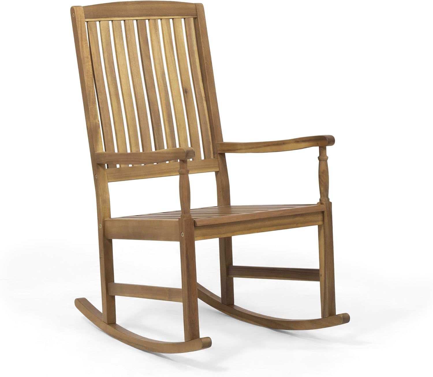 Great Deal Furniture 309698 Patio Rocking Chairs, Teak Finish