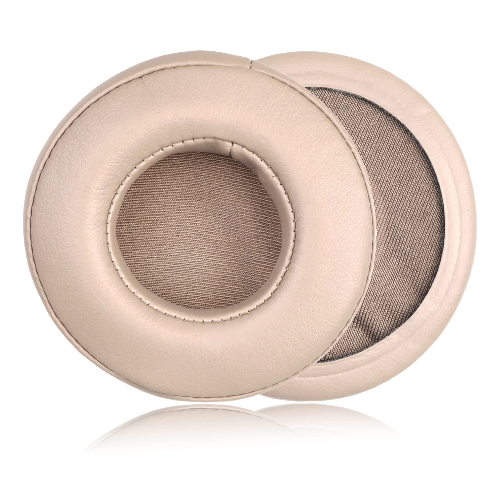 45R サテン×ボアのボンバーハット ベージュ 耳あて付き 45R サテン