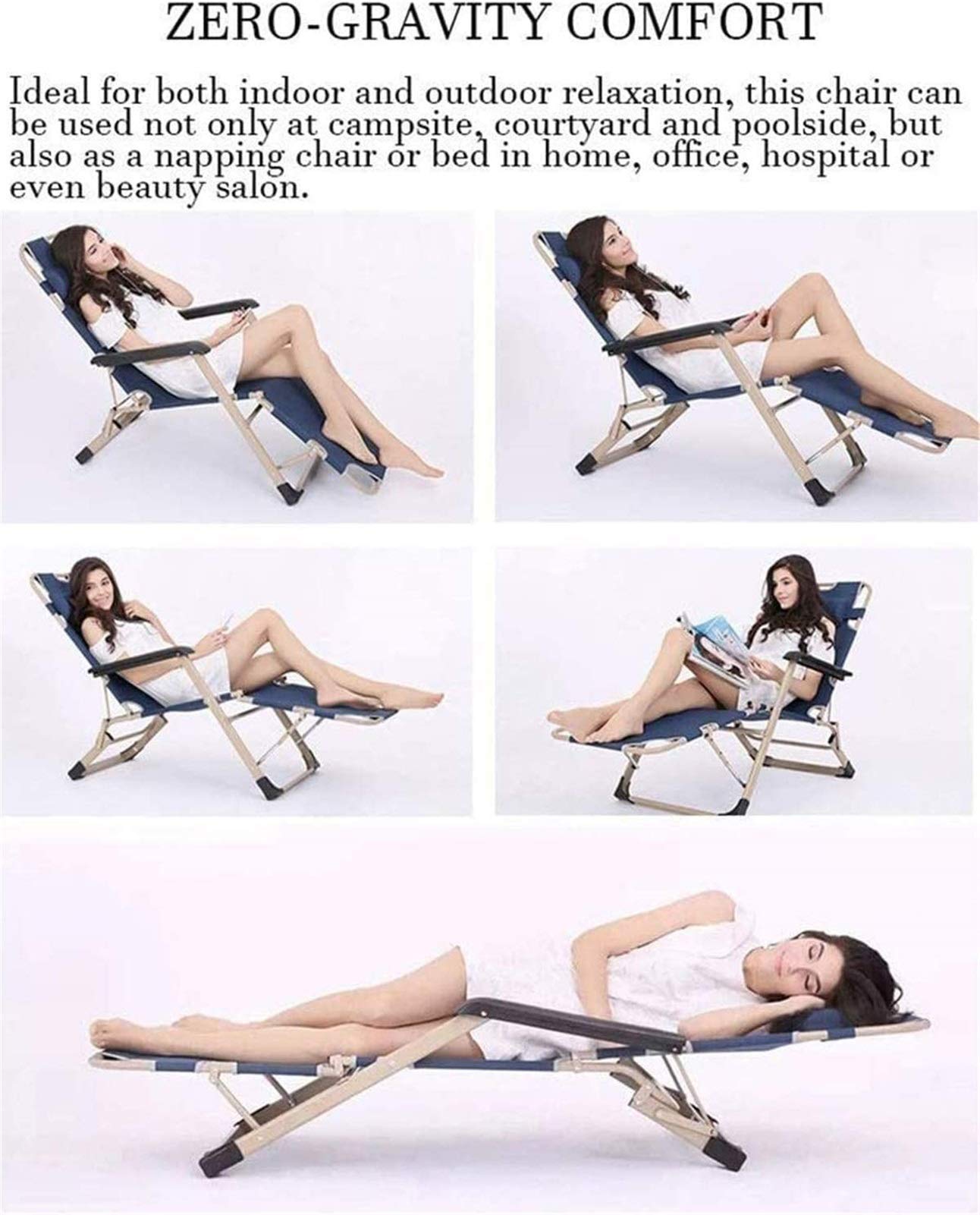 Chaises longues inclinables Chaises longues Chaises longues/chaises inclinables de patio Chaises longues Fauteuils inclinables Chaise longue de patio à gravité zéro Chaise de jardin inclinable Chaise