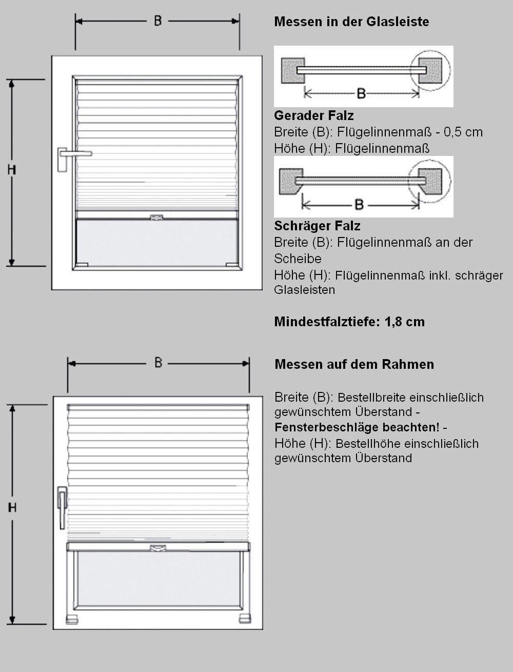 Plissee nach Maß - Farbe: weiß - frei wählbar bis max. 120 x 180 - Cosiflor Faltstores - Modelle VS2 + VS1 - Hier Breite bis 60 cm