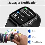Smart Watches for Men Women, with Bluetooth Calling, 1.85" Screen DIY Dial Smartwatch for Android iPhone. 100+ Sports Modes, Heart Rate Sleep Monitor, AI Built-in Fitness Tracker, IP68 Waterproof