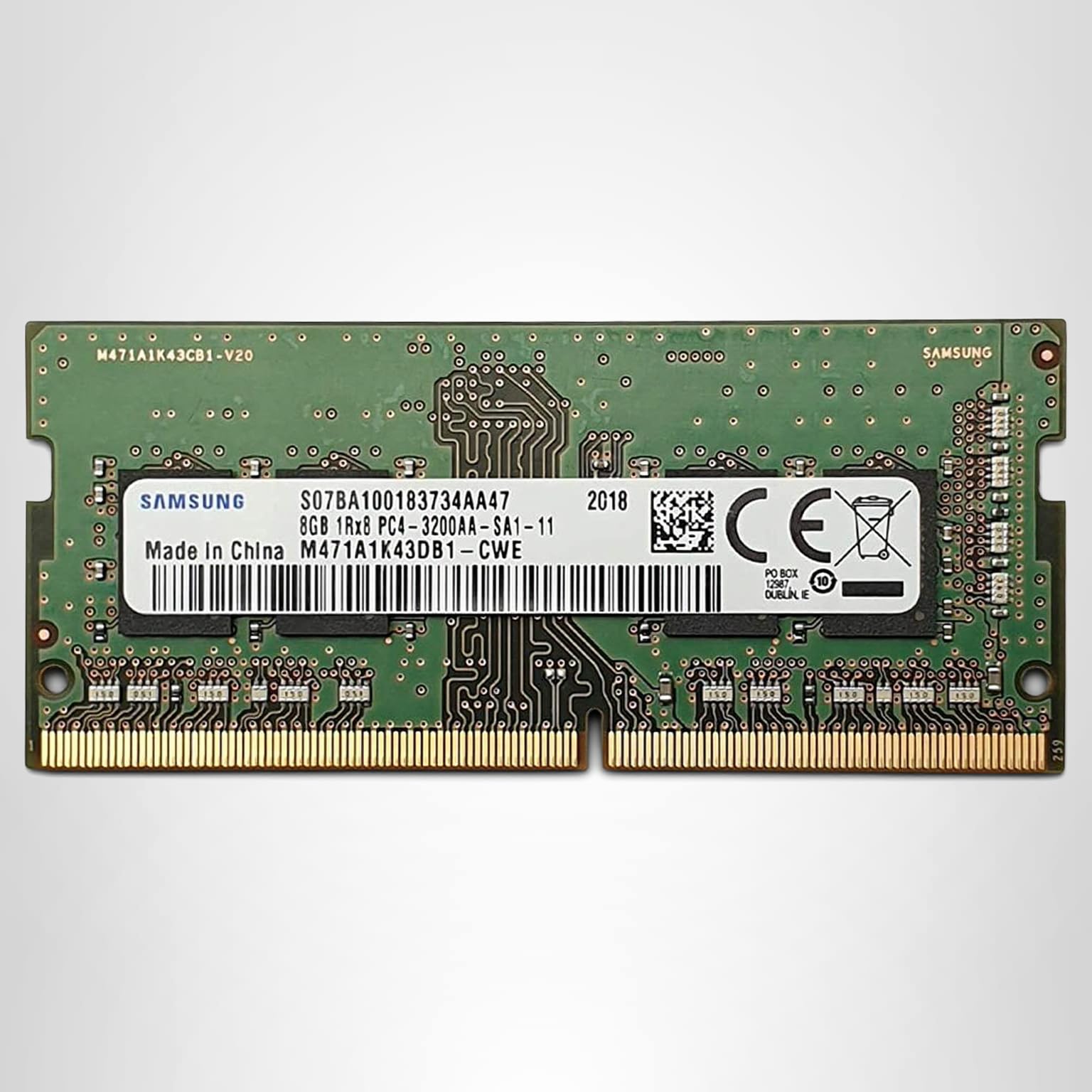 メモリー Samsung 16GB(8gbx2) DDR4 3200MHz Samsung 16GB (2x8GB) DDR4 3200MHz PC4-25600 (PC4-3200AA) CL22