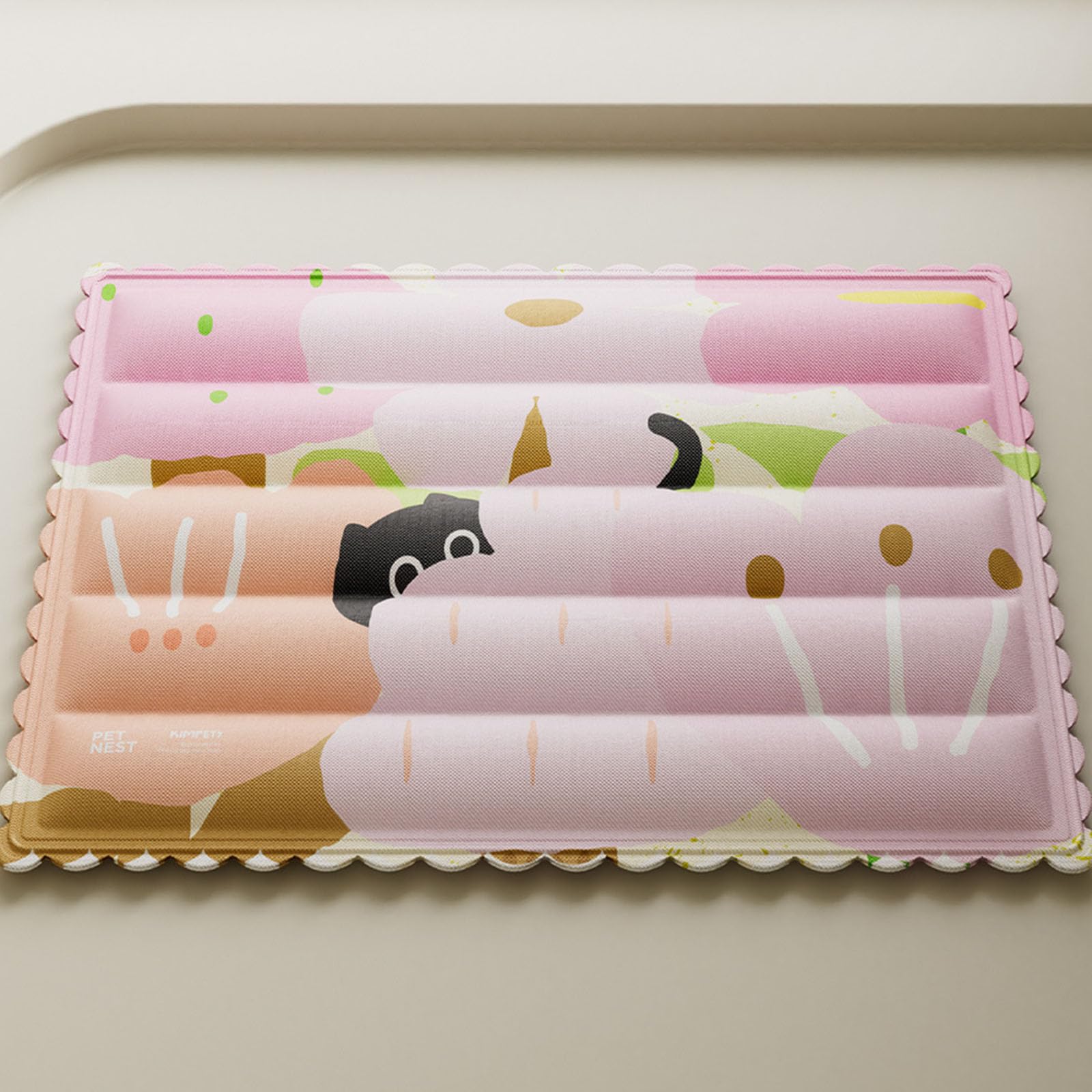 Alfombrilla refrescante para mascotas, transpirable, lavable, para verano, gatos, gatos, manta fresca para jaula y cama, accesorios para mascotas pequeñas y grandes