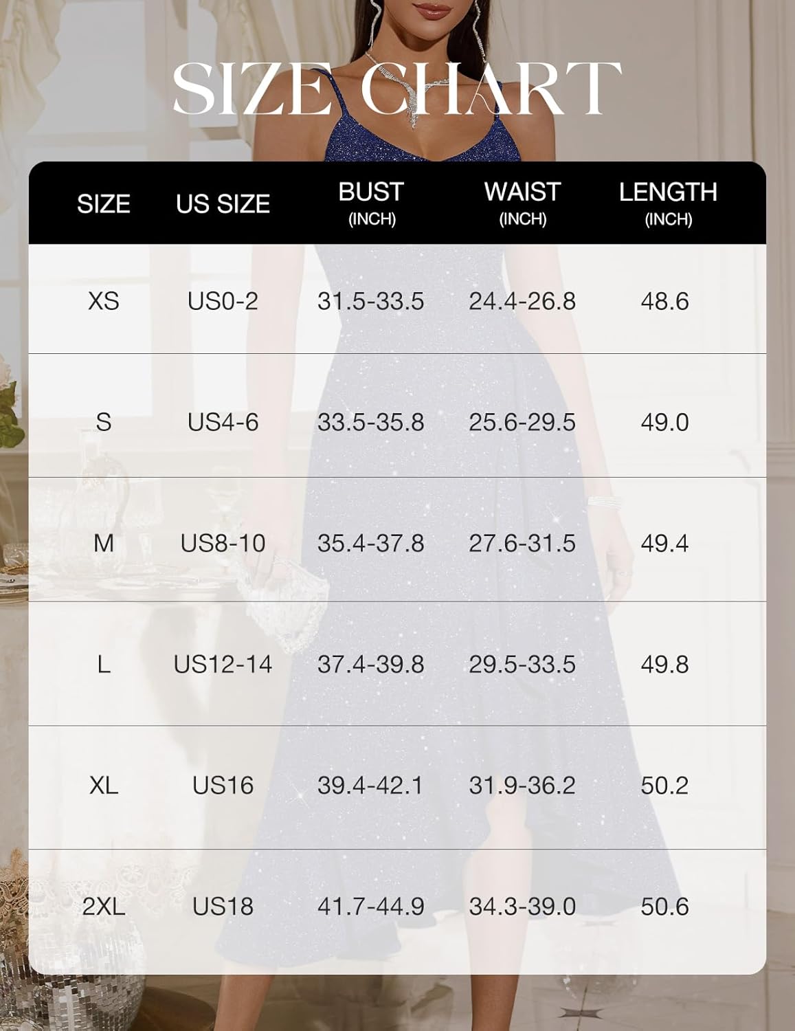 DRESSTELLS Women's Sequin Formal Wedding Guest Dresses, Sparkly Cocktail Party Evening High Low Dress - Image 7