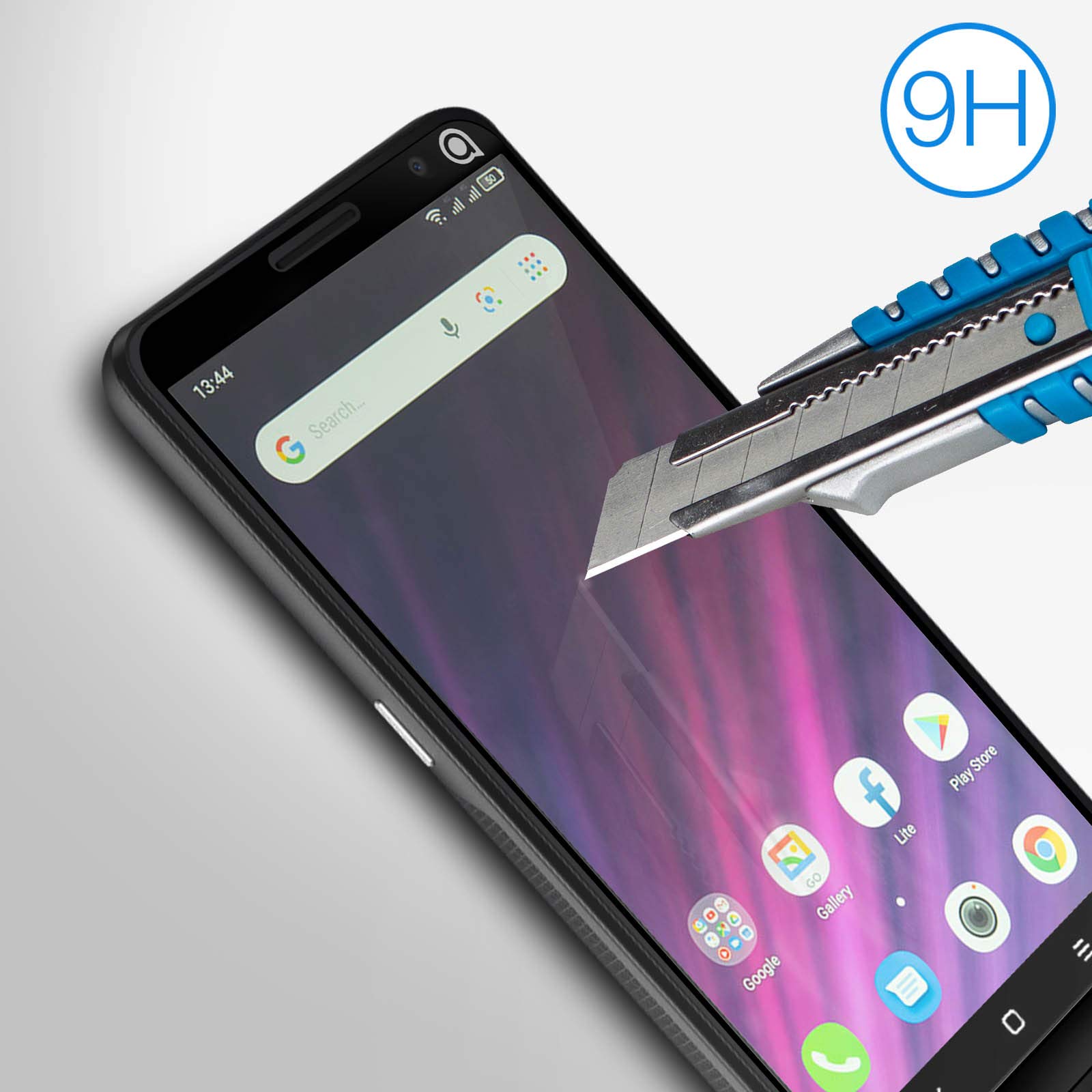 2 pezzi originale 9H HD vetro temperato protettivo per Alcatel