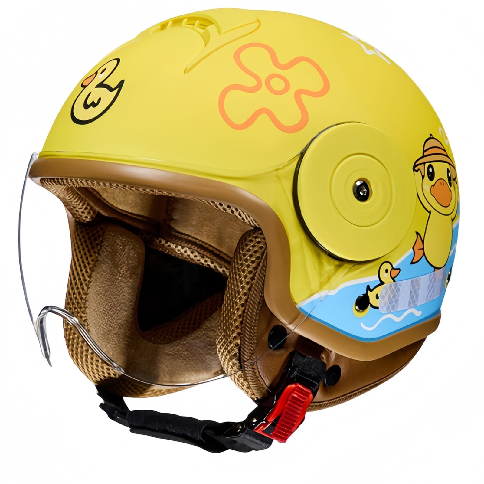 Casco Per Bambini Casco Per Bici Per Bambini Adatto A Bambini Dai 2 Anni In Su Casco Per Bicicletta, Scooter, Ciclo, Regolabile Casco Aperto Omologato ECE 2206 G,(46-54CM)