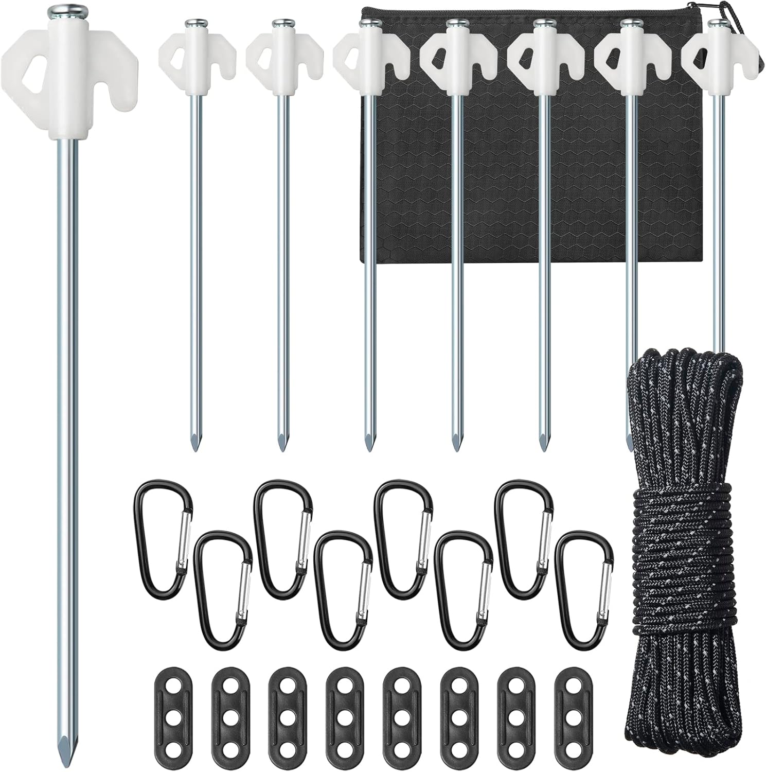 26 Pieces, Metal Stakes for Inflatables,Heavy Duty Tent