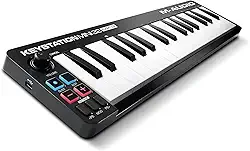 Teclado controlador M-Audio Keystation Mini 32 MK3, USB MIDI com 32 miniteclas
