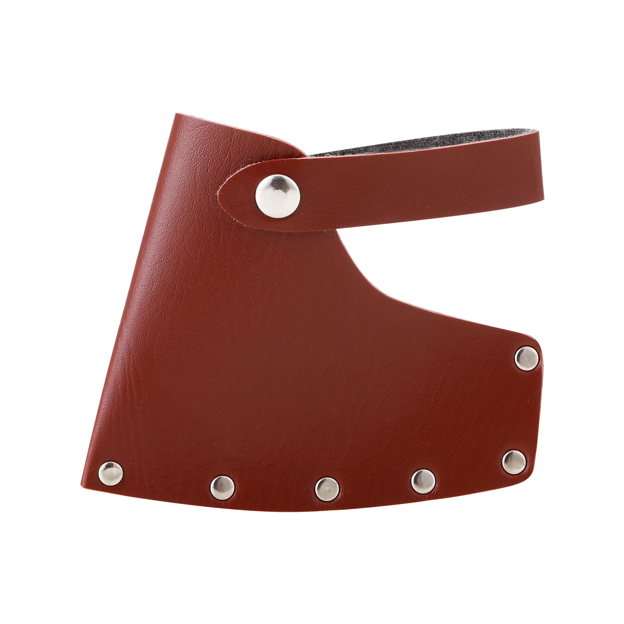 Leather Axe Sheath, Adjustable Hatchet Head Sheath, Durable Hatchet Blade Protector Case Cover Great Camping Accessories for Lumberjack Outdoors Work Essentials, Brown