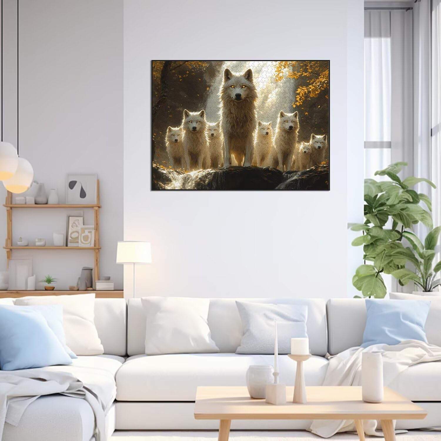 Puzzle 6000 Pezzi lupo Puzzle Classici per Gioco Familiare, n-394 | Impossibile Puzzles, Intrattenimento Creativo, Rilassamento Intelligence, Regalo per Amore e Amico, Decorazioni Casa, Autunno