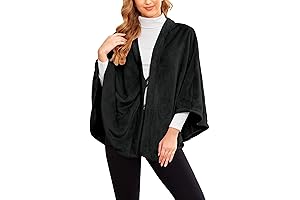 Sophisticated Black Flannel Poncho Cape for Women: Your Perfect Winter Companion