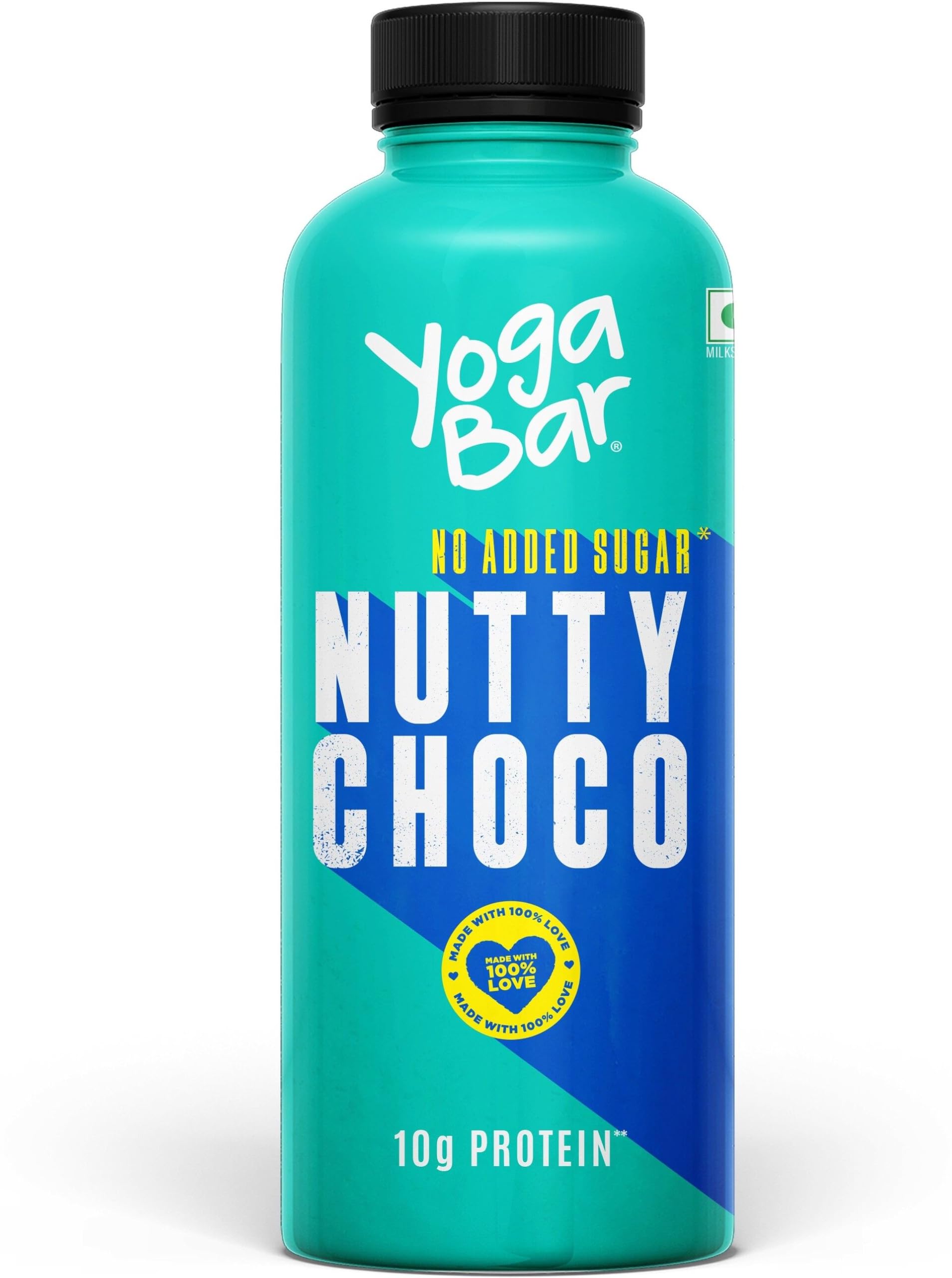 Yogabar No Added Sugar Nutty Choco Protein Milkshake | 10g Protein | High Protein Drink | Source of Fibre, Rich in Calcium | No Preservatives or Artificial Flavours (180ml)-image-39