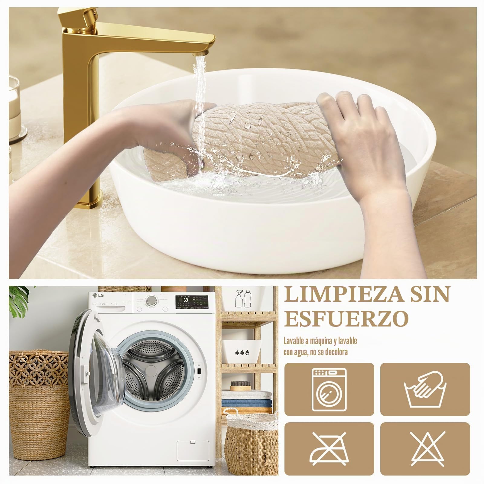 Funda para sillón de 4 Piezas, Funda elástica con Bolsillos para sillón Relax de 1 Plaza, Funda Protectora para sillones de televisión y sillones Relax, Antideslizante