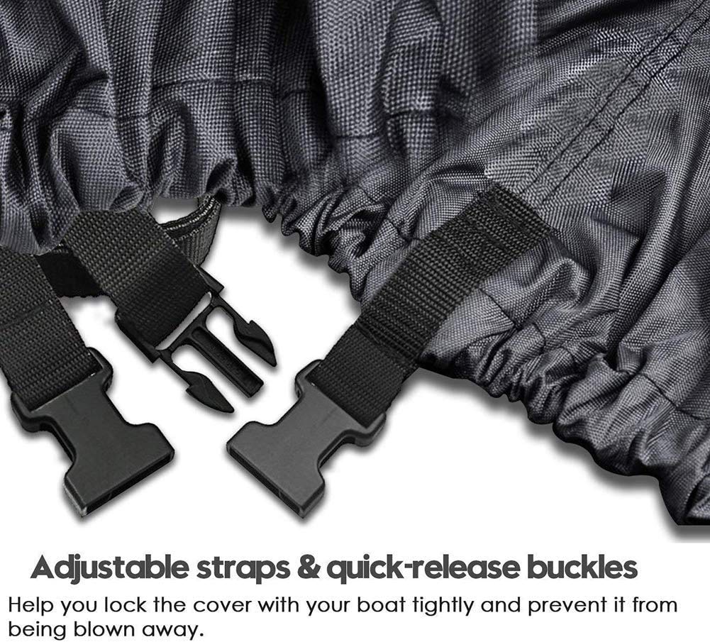 GZD Couverture protectrice de Bateau de bâche 210D Housse de Bateau en Tissu d'Oxford bâche bâche bâche Couverture de Protection Anti-poussière étanche,600x230cm