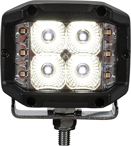 Miniatura 2 de Luz de inundación LED de 4 pulgadas de ancho con estroboscópico - lente cuadrada