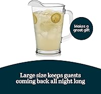 Vista 5 de Libbey Jarra de vidrio, 60 onzas