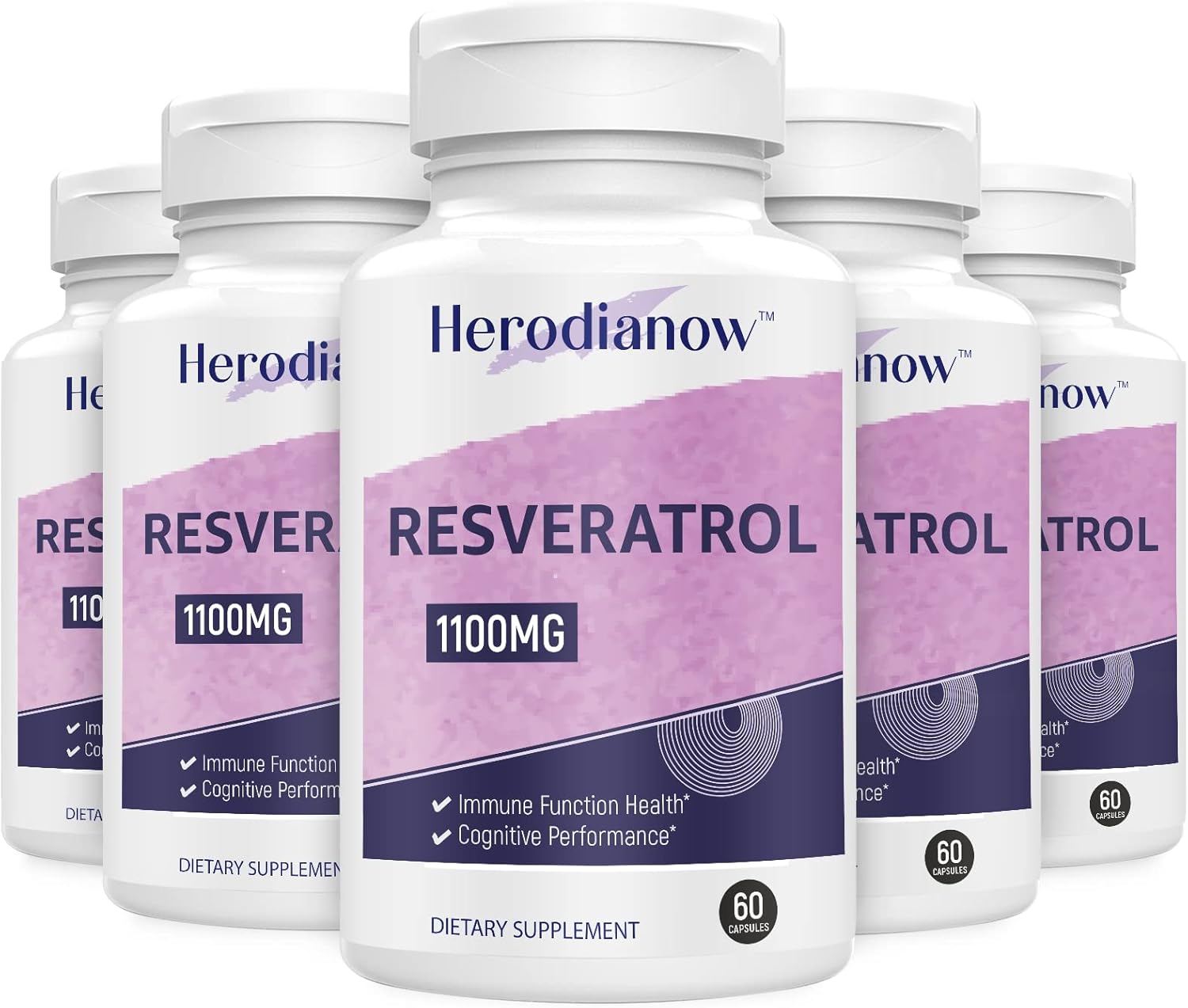Herodianow Ultra High Purity Resveratrol, 1100mg Trans