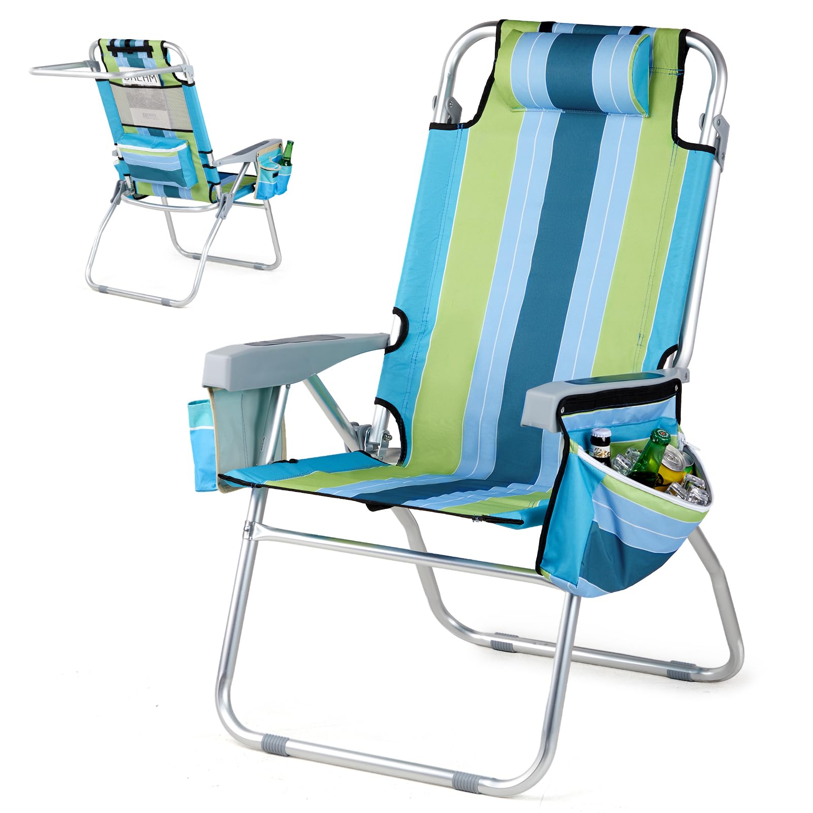 VINGLI Tall Beach Chair 1 Pack