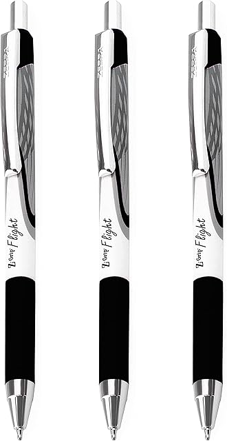 Zebra Classic Z-Grip Flight Ballpoint Pens - 1.2mm - Black - Pack of 3