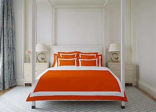 Miniatura 9 de Hotel Luxury - Juego de funda de edredón de 3 piezas, 850 hilos, 100% algodón orgánico, colección de ropa de cama de gran tamaño, tamaño Queen de