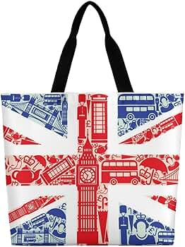 Amazon | トートバッグ イギリス ユニオン ジャック 国旗柄