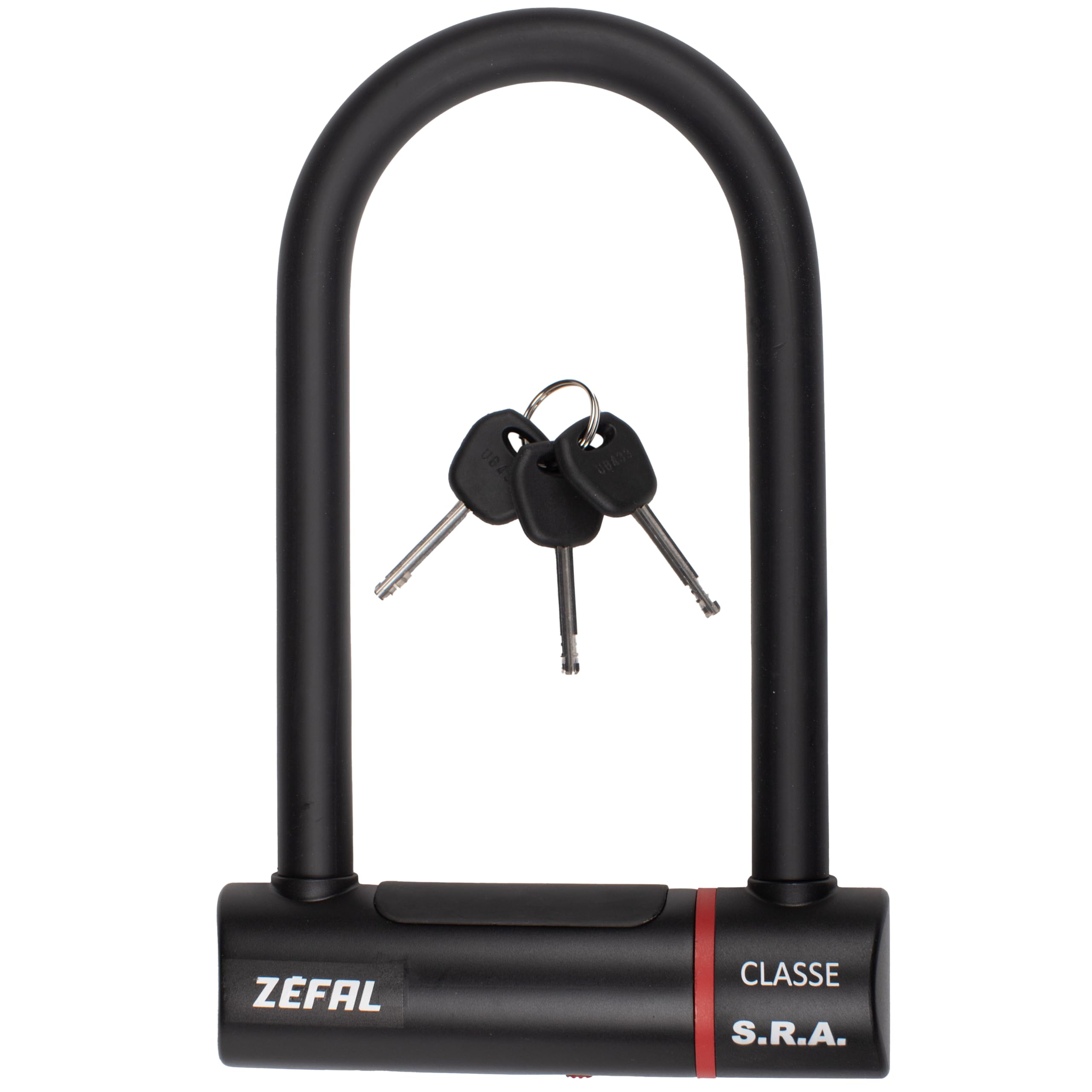 ZEFAL K-Traz U20 – High Security U Bike Lock – Steel Bar – U Lock with Key – U Lock Maximum Security for Bicycle, Electric Scooter, E-Bike – SRA Lock