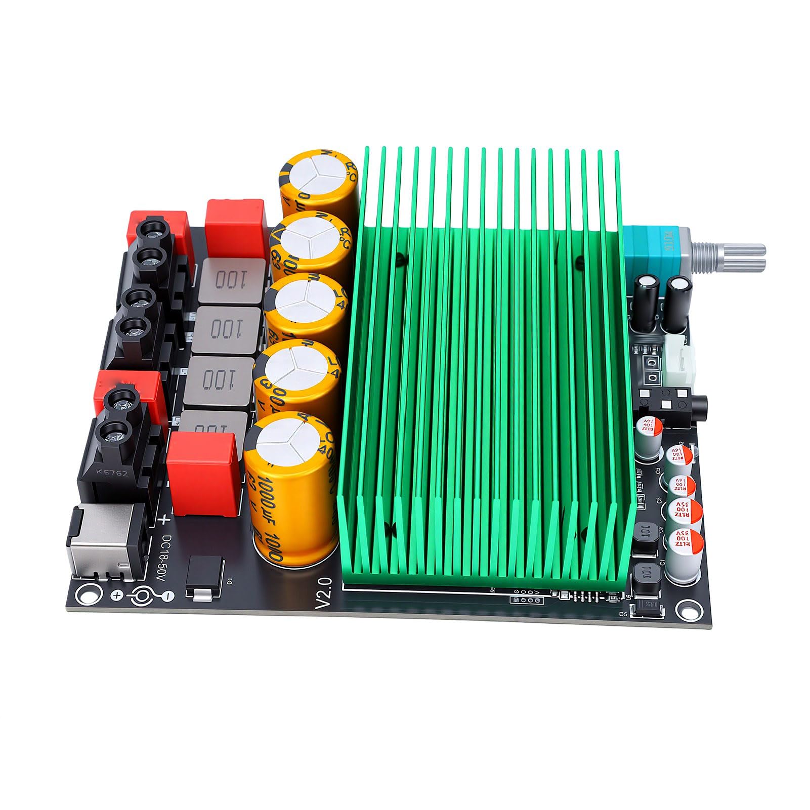 Eujgoov TPA3255 Podwójna Płyta Wzmacniacza 1200W 2.0 Kanałowa do Systemu