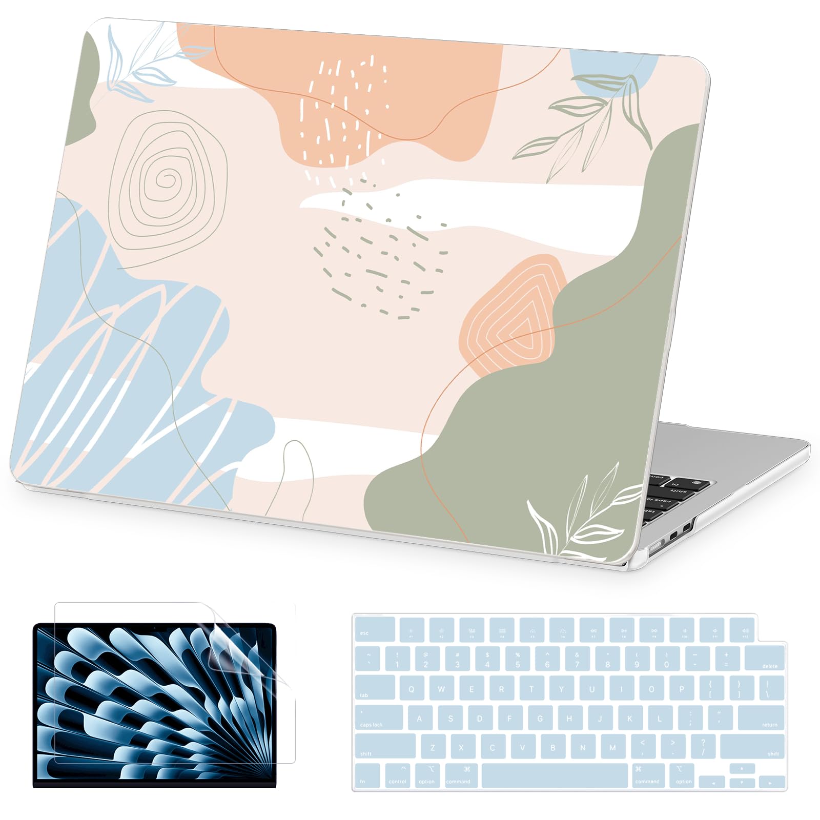 Amazon.com: AKIT for MacBook Air 13 inch Case M5 M4 M3 M2 2026