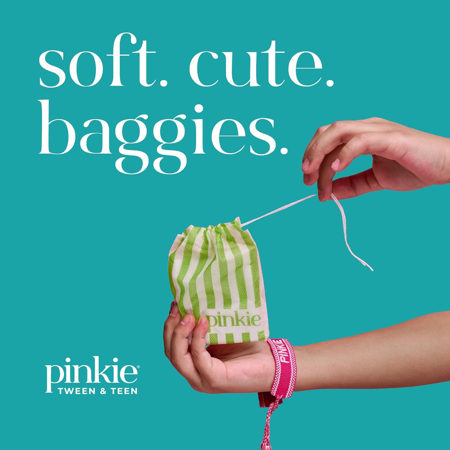 Pinkie Period Starter Pads - Designed for Smaller Underwear - Organic