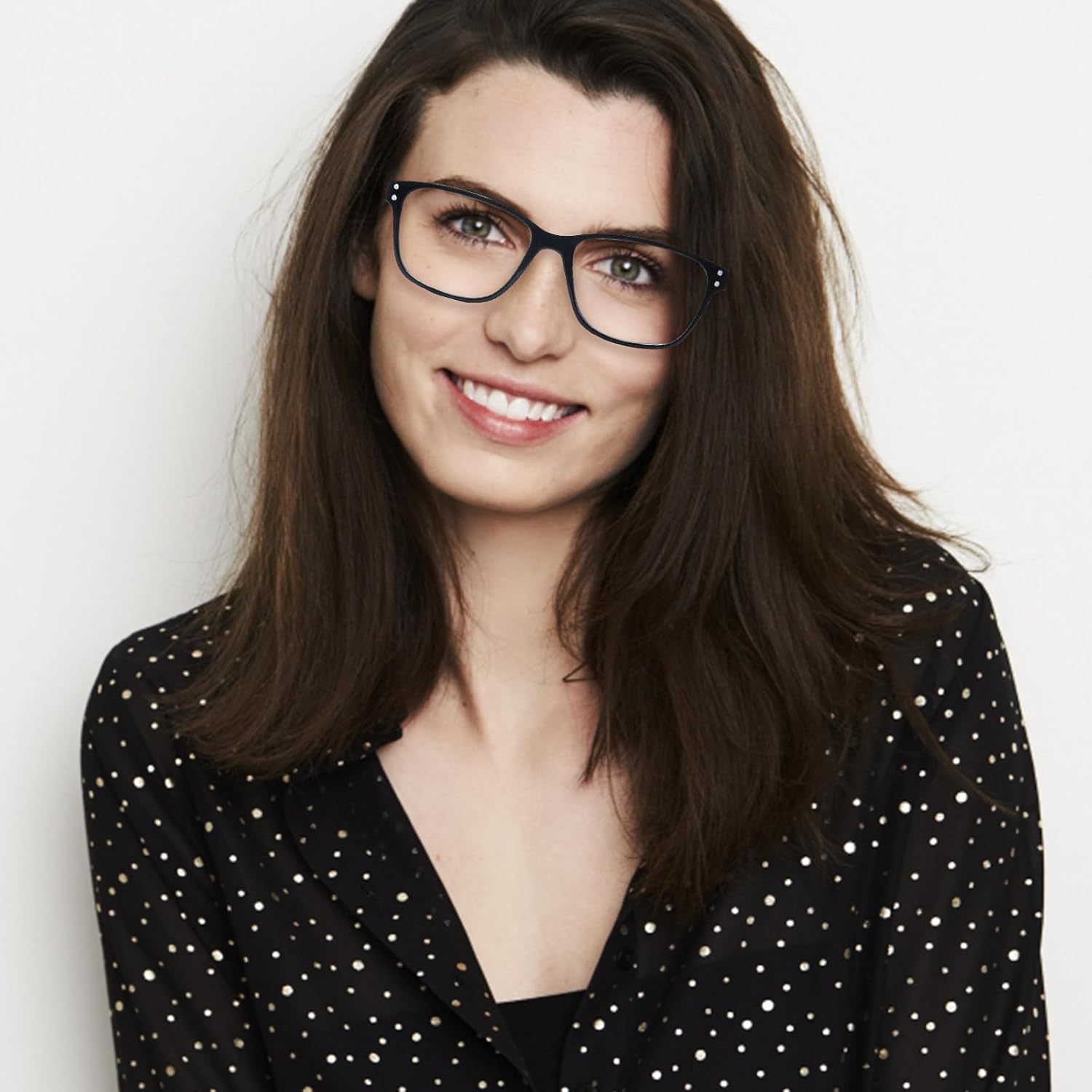 Progressive Multifocus Reading Glasses for Women Blue Light Blocking Computer Readers with Spring Hinge - Image 6