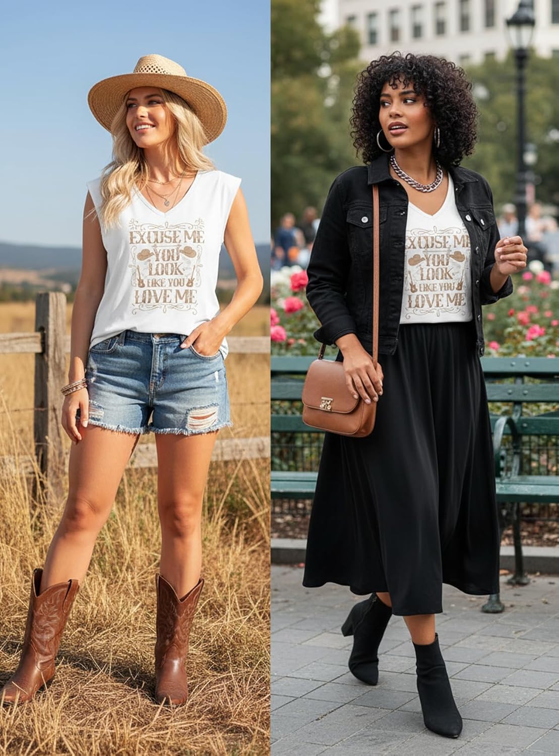 Womens Summer Tops Trendy V Neck Tank Tops Tie Dye Sleeveless Cute Printed Loose Fit - Image 4