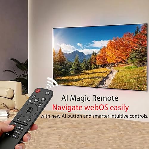 Miniatura 3 de MR25GA Nuevo reemplazo AI Magic Voice Remote Control AKB76046602 Compatible con televisores LG OLED, QNED, UHD, LED, LCD (MR25GA) para modelos 2025